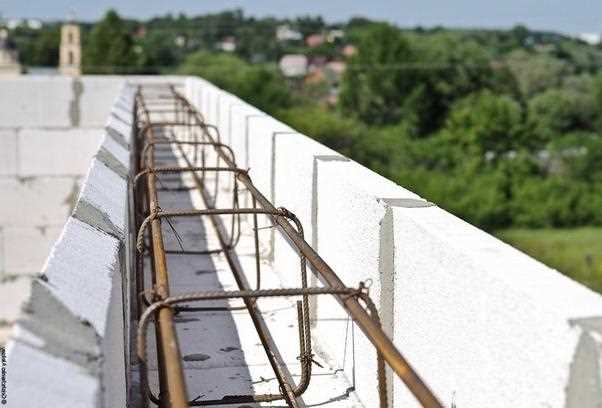 Армопояс в доме из газобетона: советы по правильному использованию