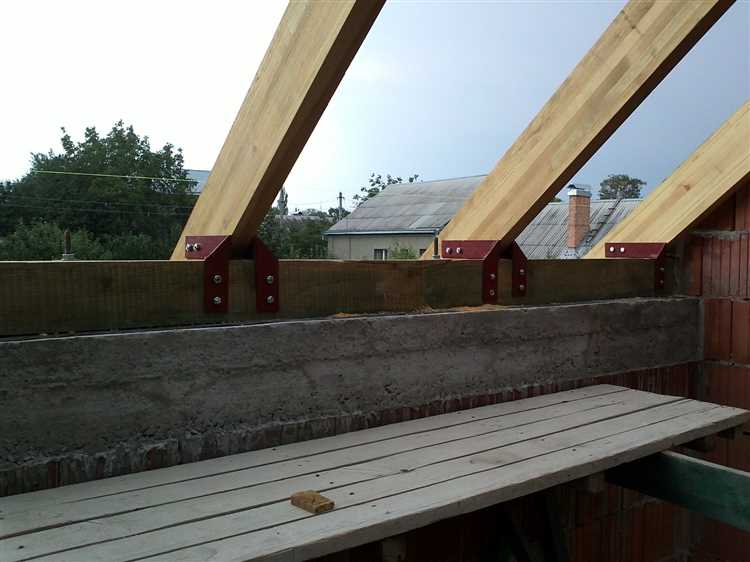 Установка мауэрлата на кирпичную стену