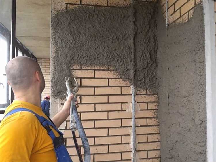 Растворы для штукатурки